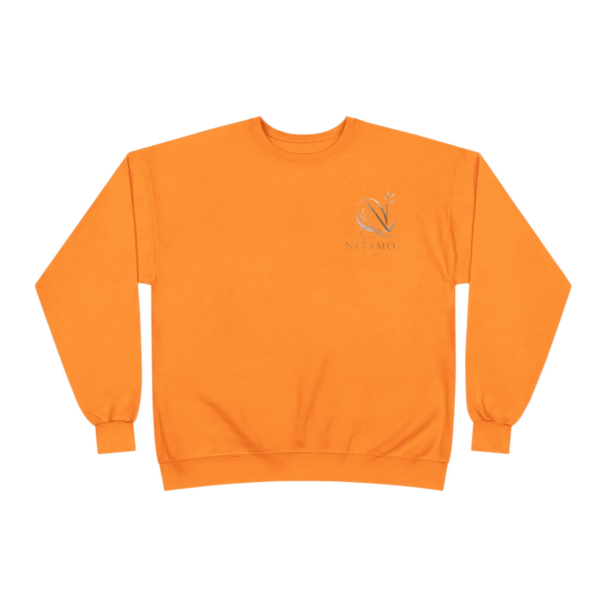 Minimalist 'Meant to B' Crewneck Sweatshirt — Subtle Floral Logo