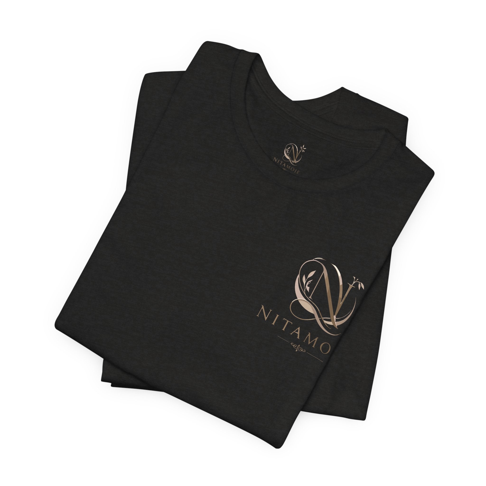 NITAMOJE Logo Tee — Brown Minimal Tee