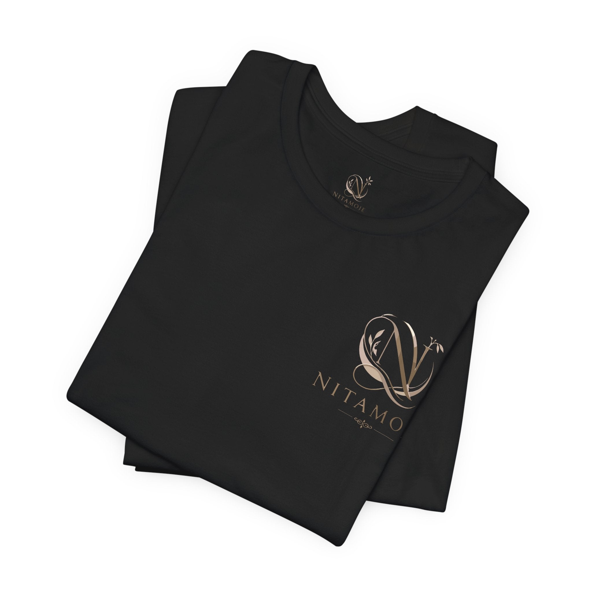 NITAMOJE Logo Tee — Brown Minimal Tee