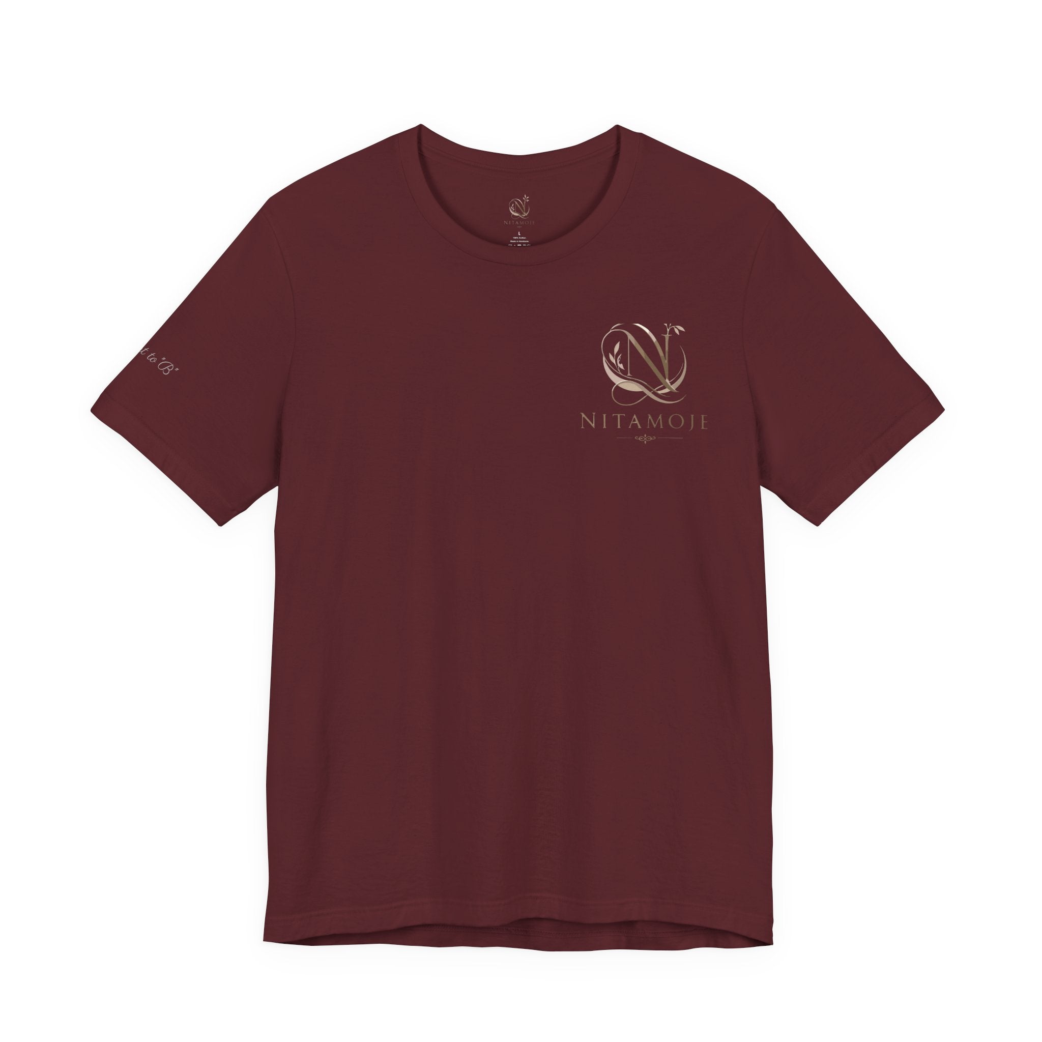 NITAMOJE Logo Tee — Brown Minimal Tee