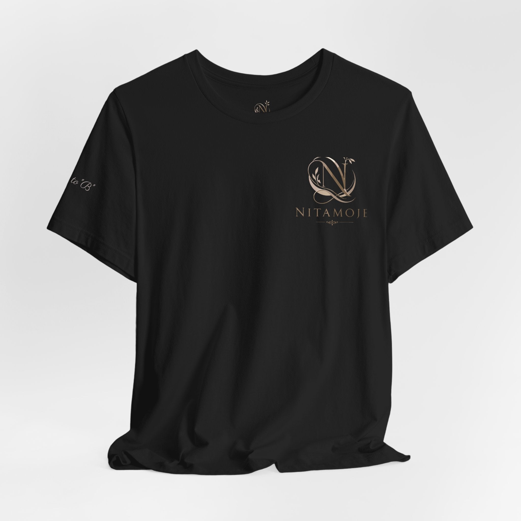 NITAMOJE Logo Tee — Brown Minimal Tee