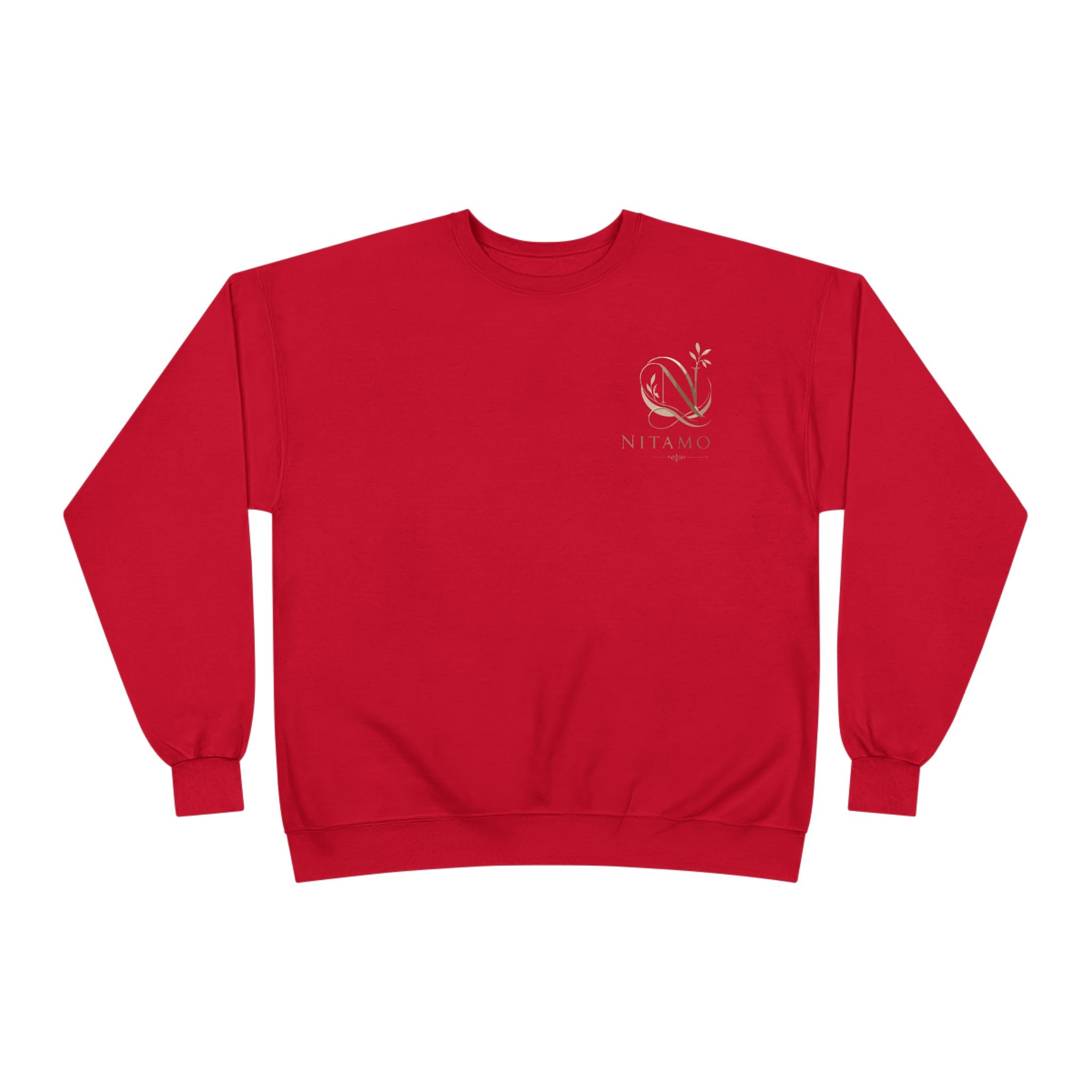 Minimalist 'Meant to B' Crewneck Sweatshirt — Subtle Floral Logo