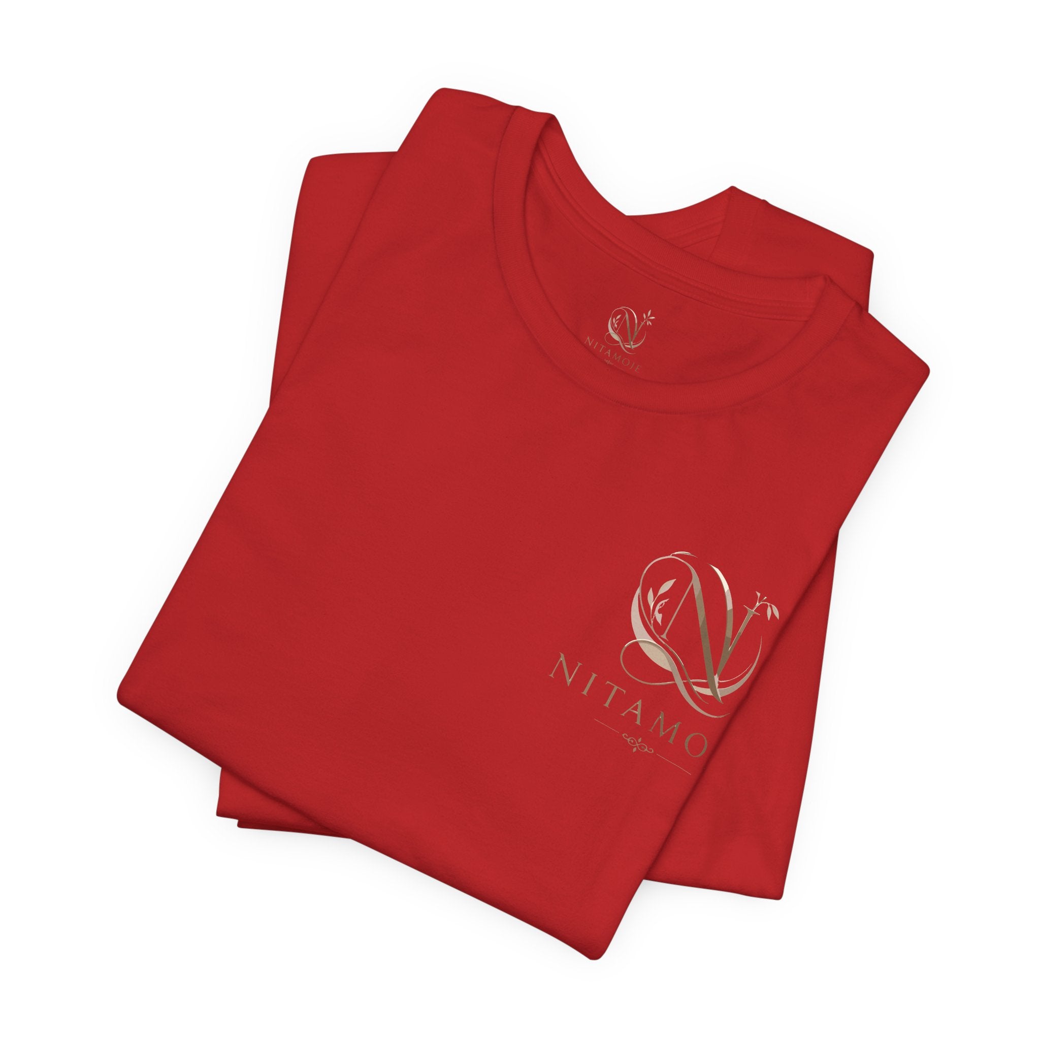 NITAMOJE Logo Tee — Brown Minimal Tee
