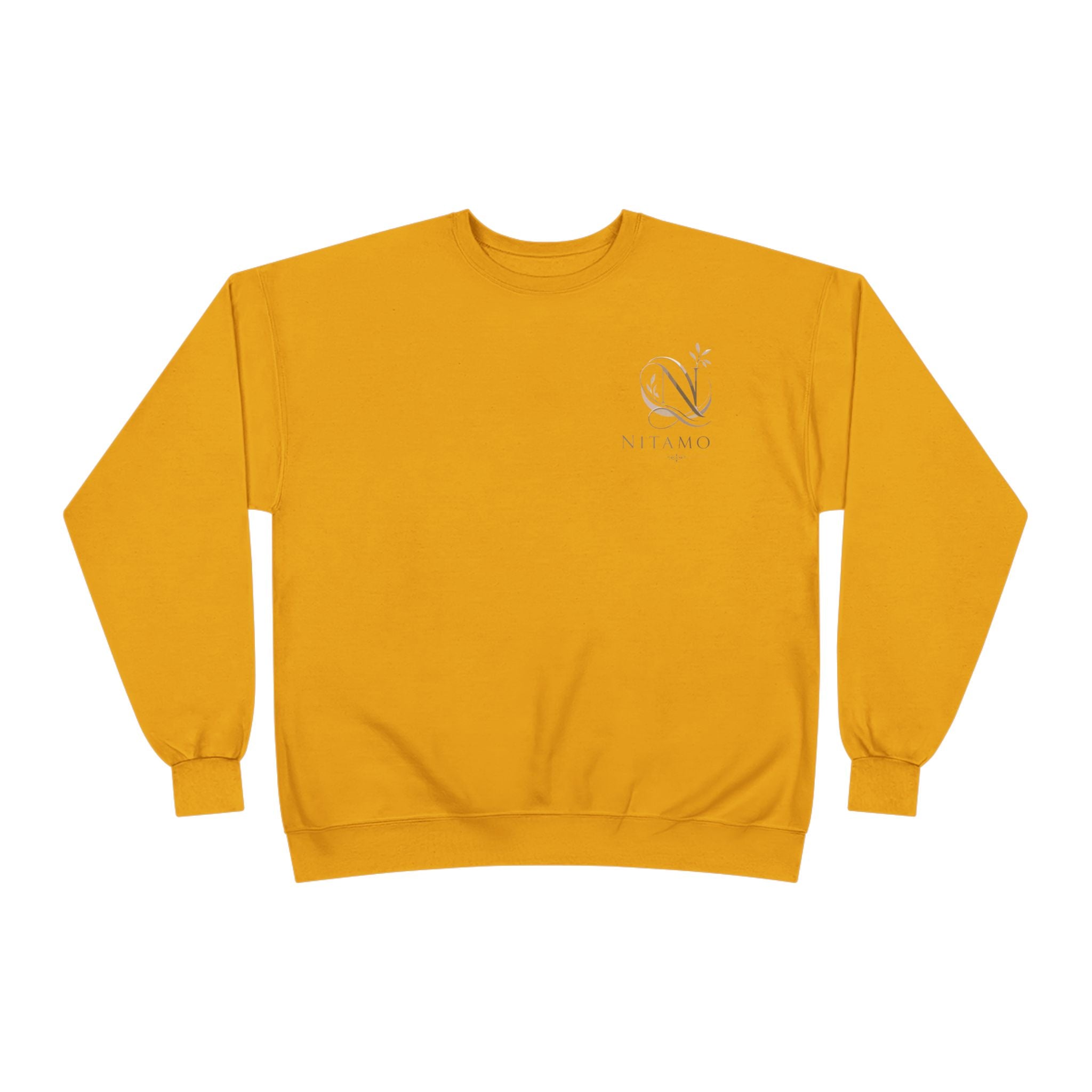 Minimalist 'Meant to B' Crewneck Sweatshirt — Subtle Floral Logo