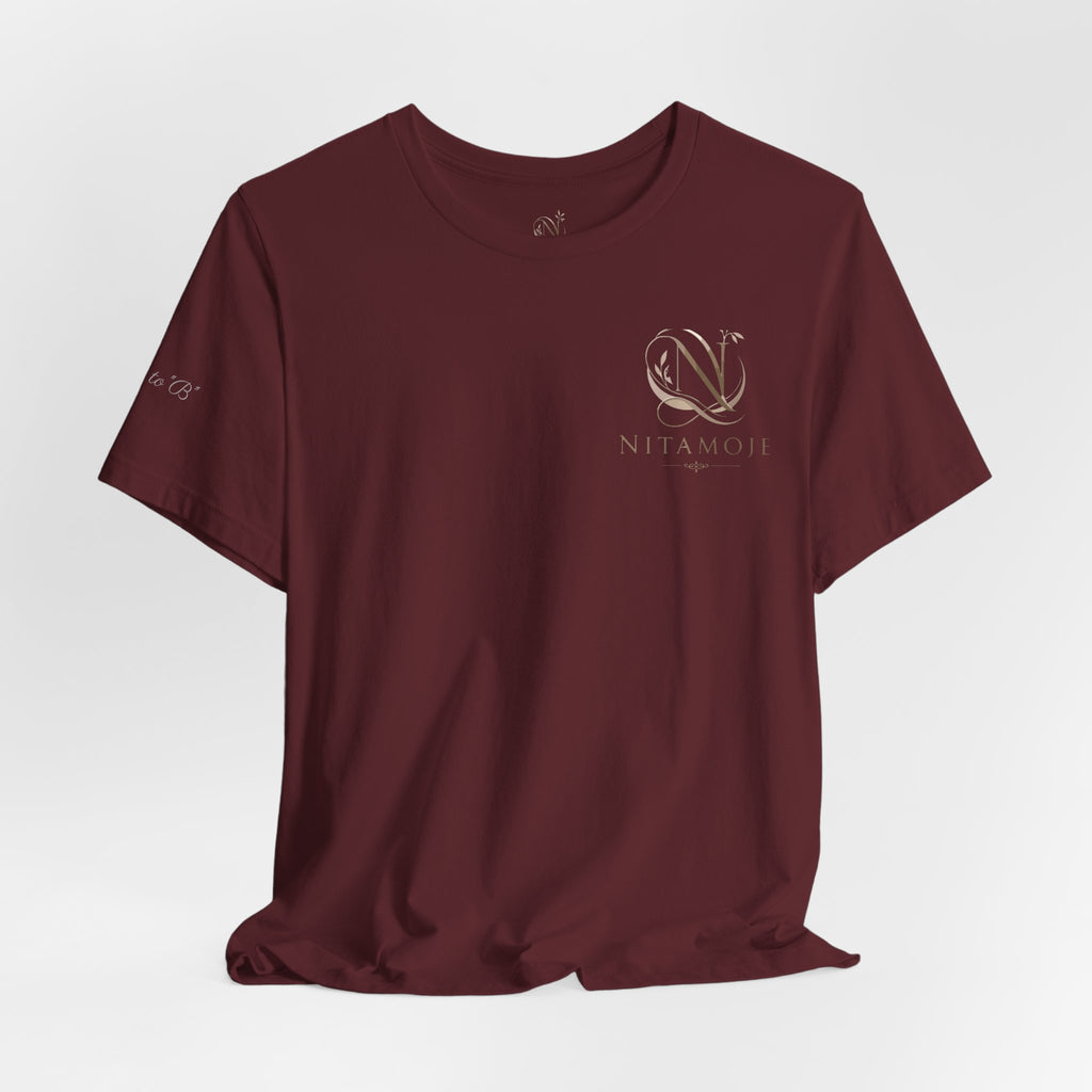 NITAMOJE Logo Tee — Brown Minimal Tee