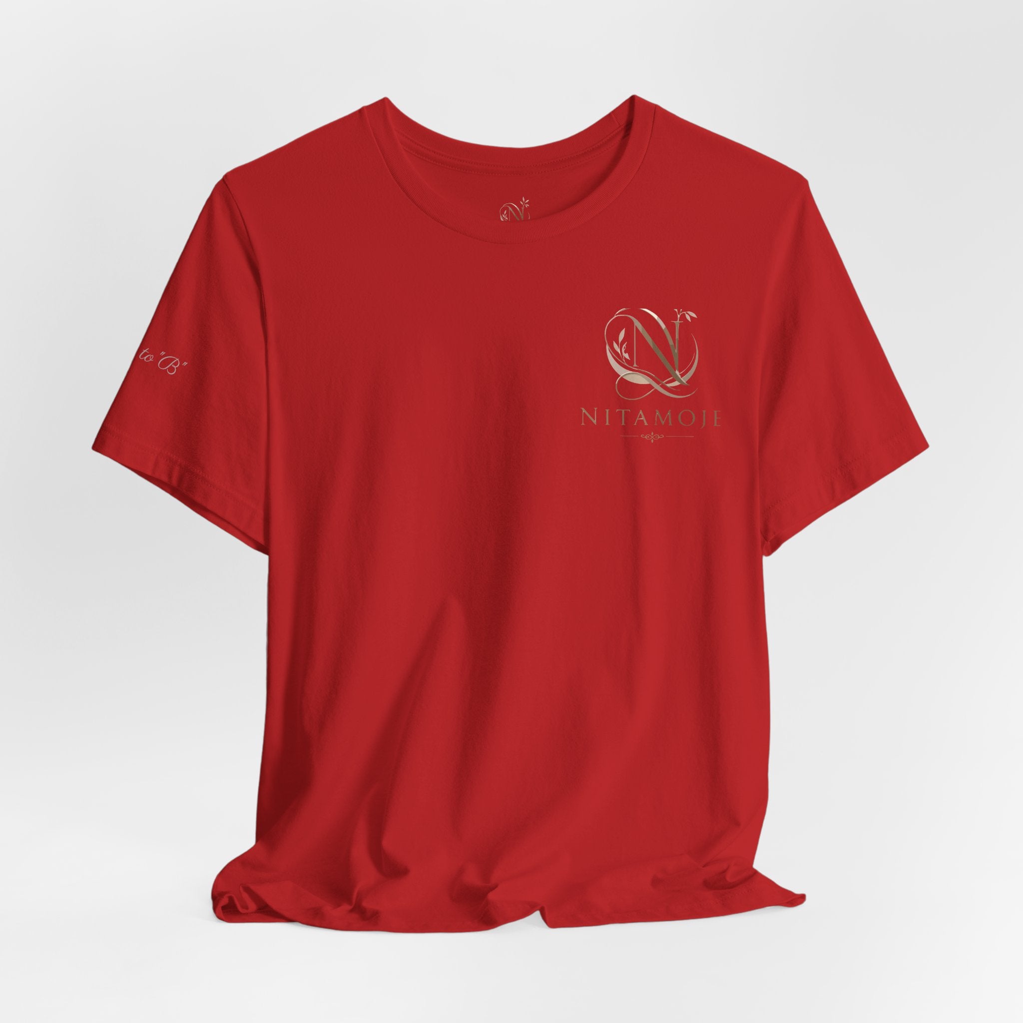 NITAMOJE Logo Tee — Brown Minimal Tee