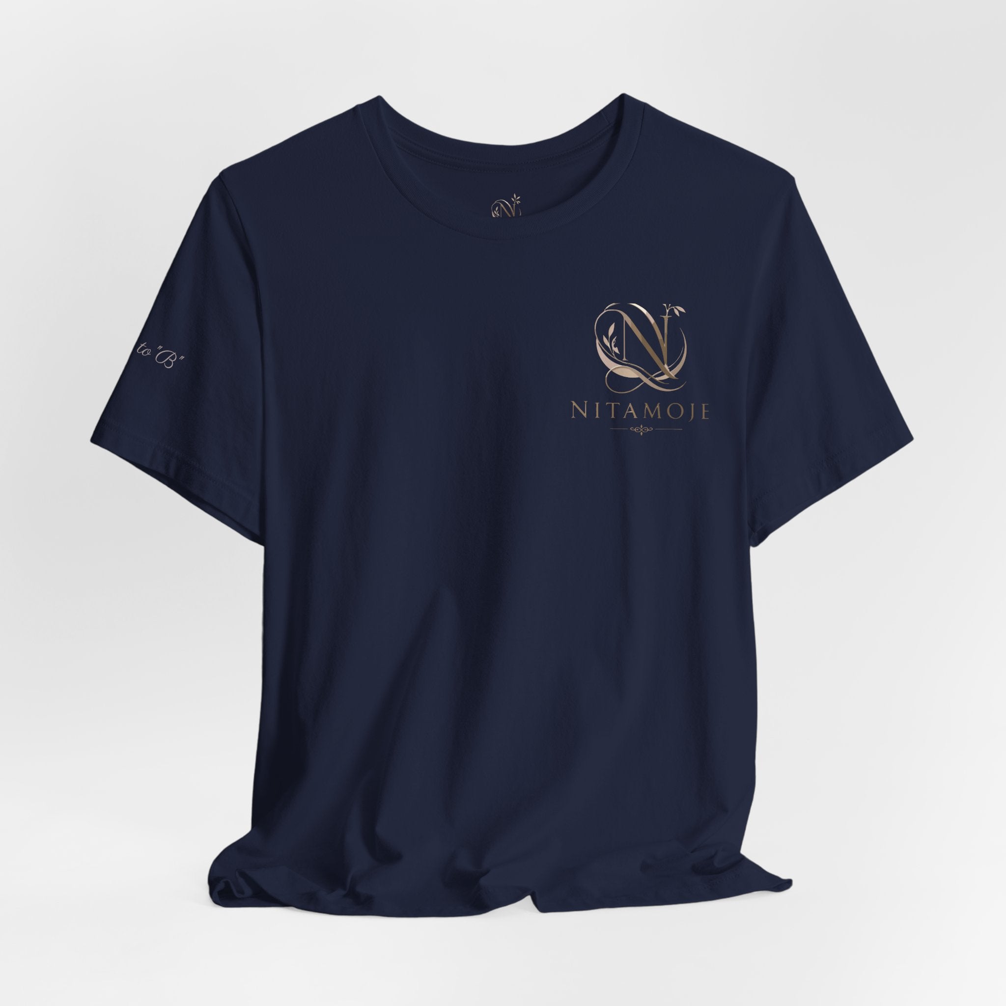 NITAMOJE Logo Tee — Brown Minimal Tee
