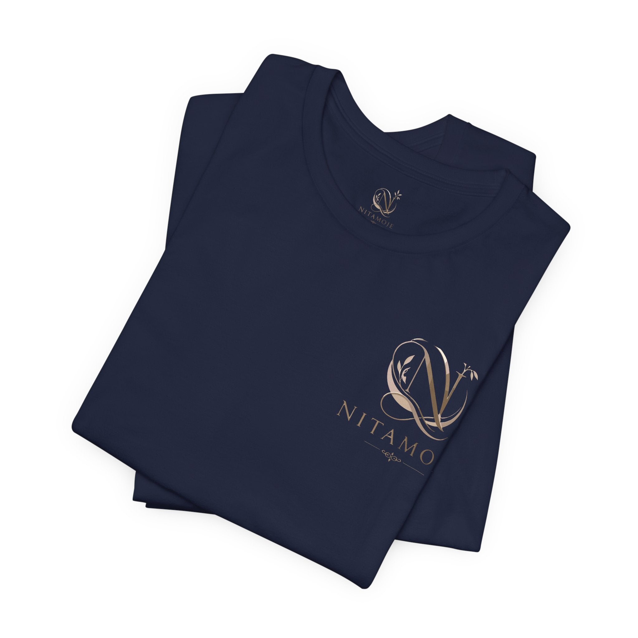 NITAMOJE Logo Tee — Brown Minimal Tee