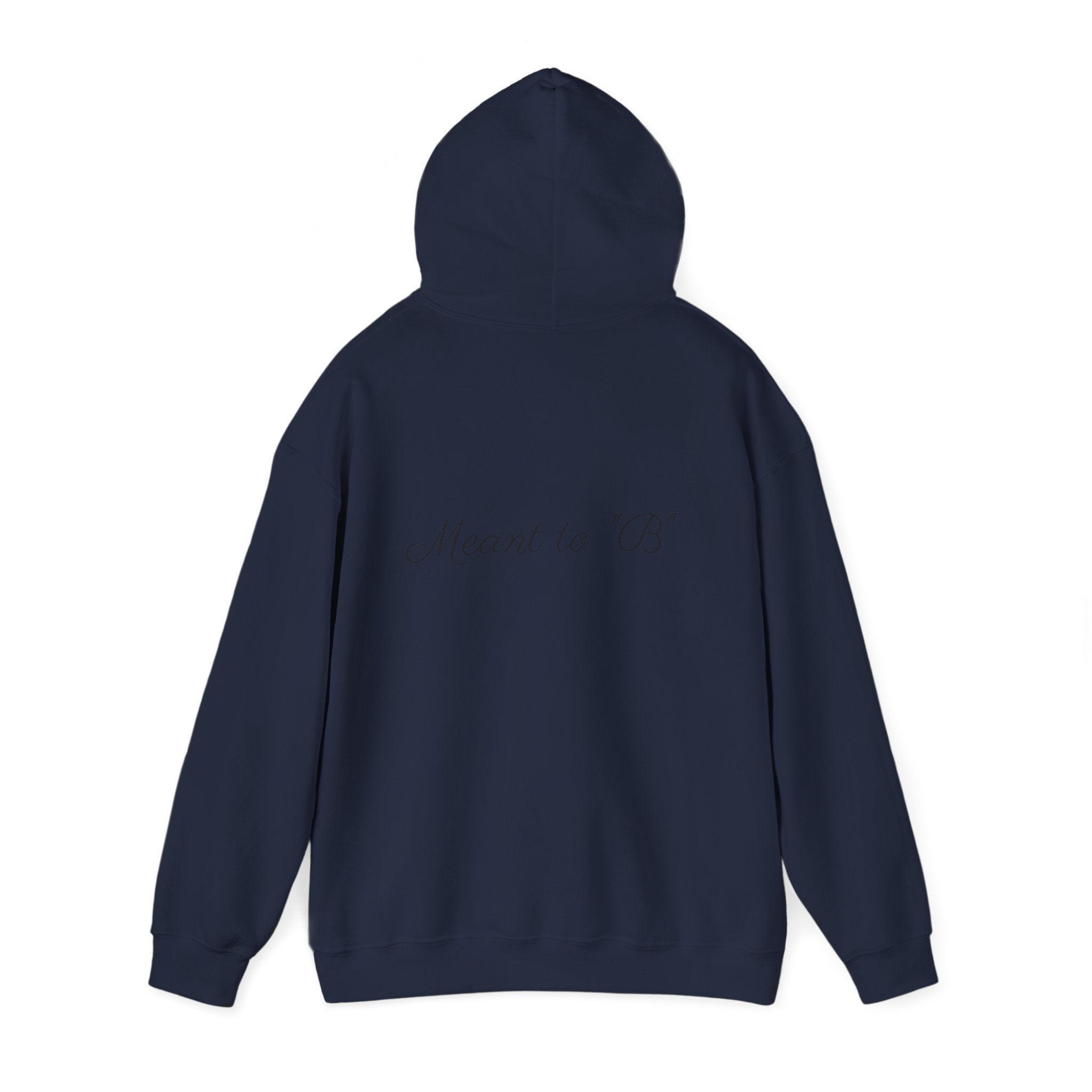 NITAMOJE Floral Monogram Hoodie — Elegant Neutral Logo Pullover
