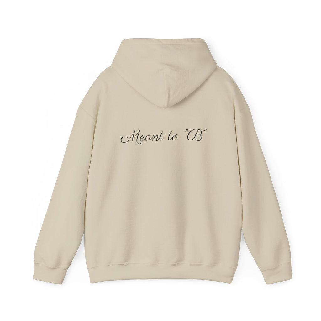 NITAMOJE Floral Monogram Hoodie — Elegant Neutral Logo Pullover