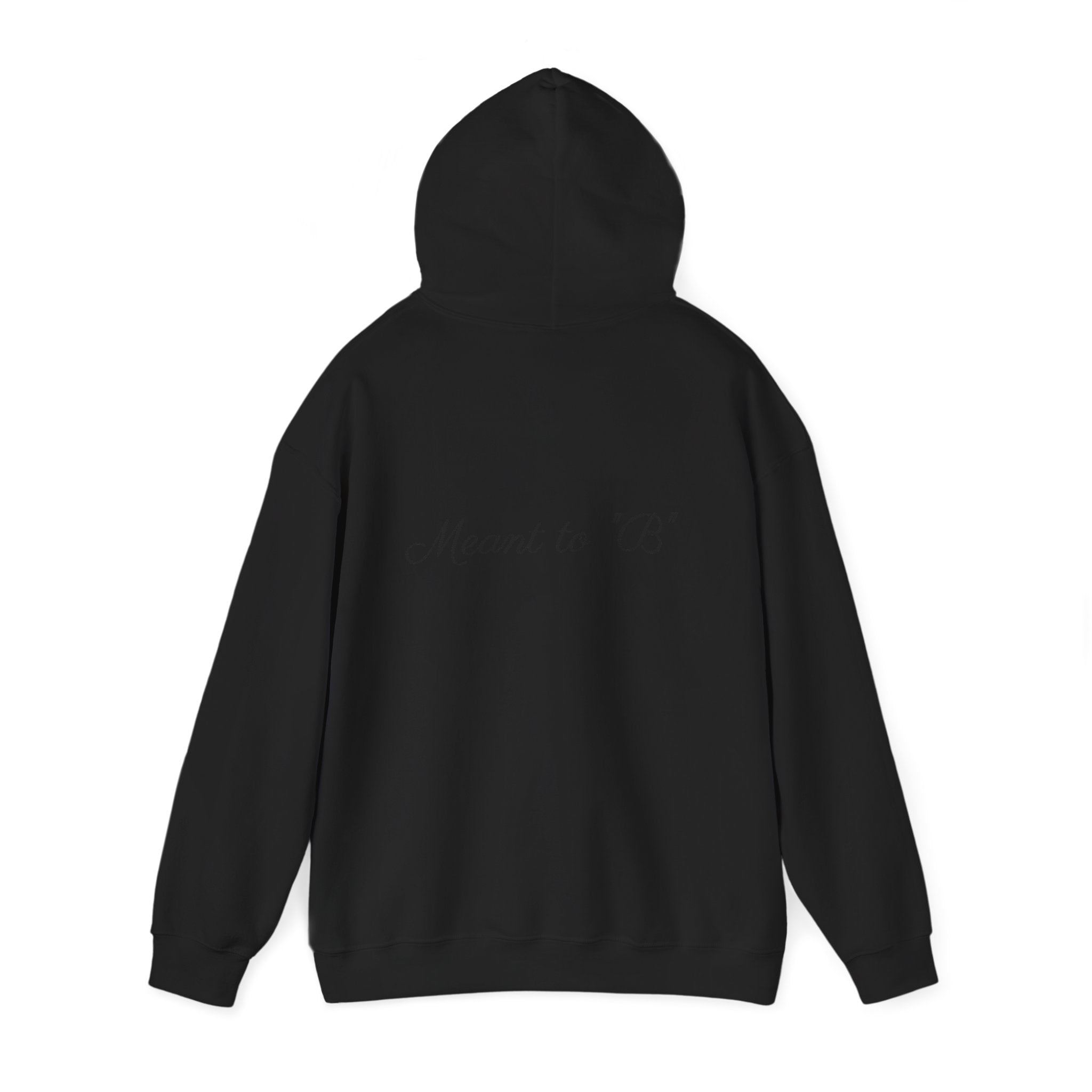 NITAMOJE Floral Monogram Hoodie — Elegant Neutral Logo Pullover