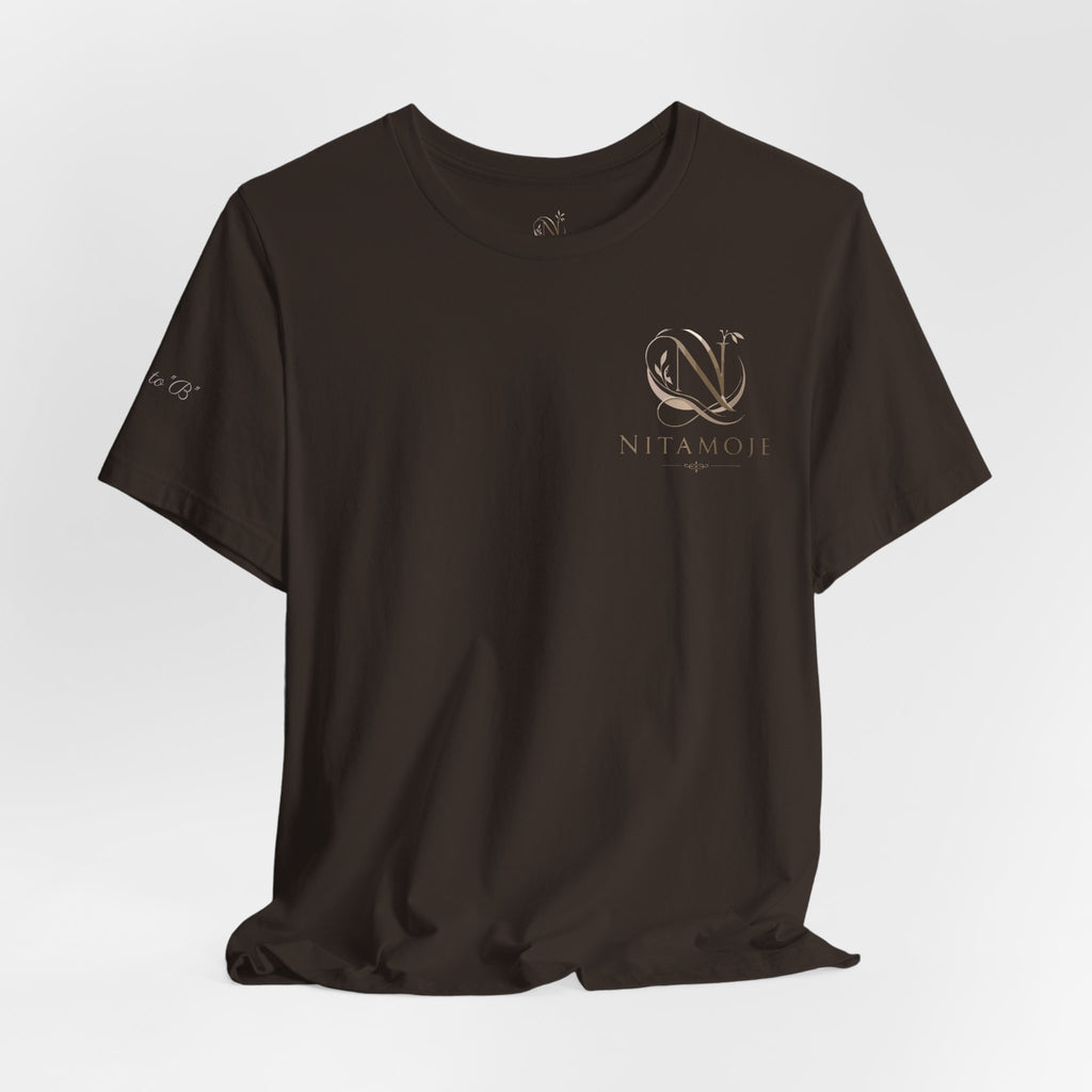 NITAMOJE Logo Tee — Brown Minimal Tee