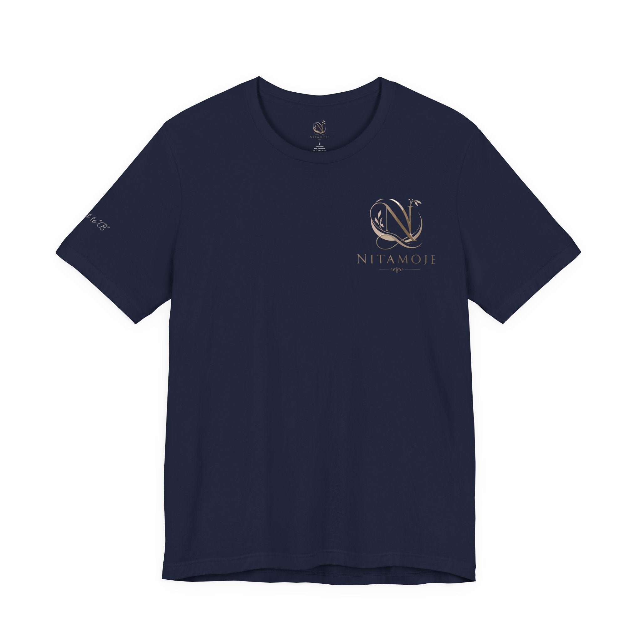 NITAMOJE Logo Tee — Brown Minimal Tee - Nitamoje
