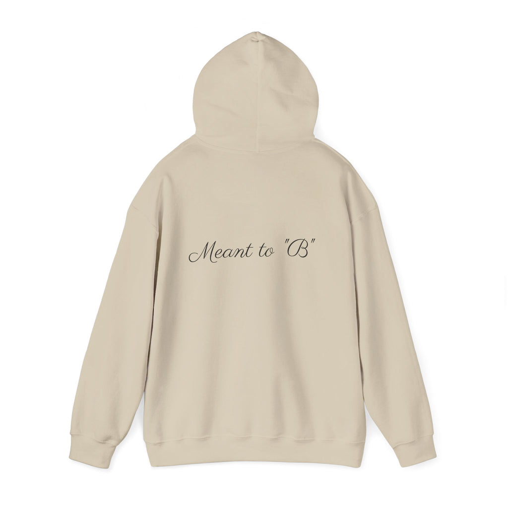 NITAMOJE Floral Monogram Hoodie — Elegant Neutral Logo Pullover