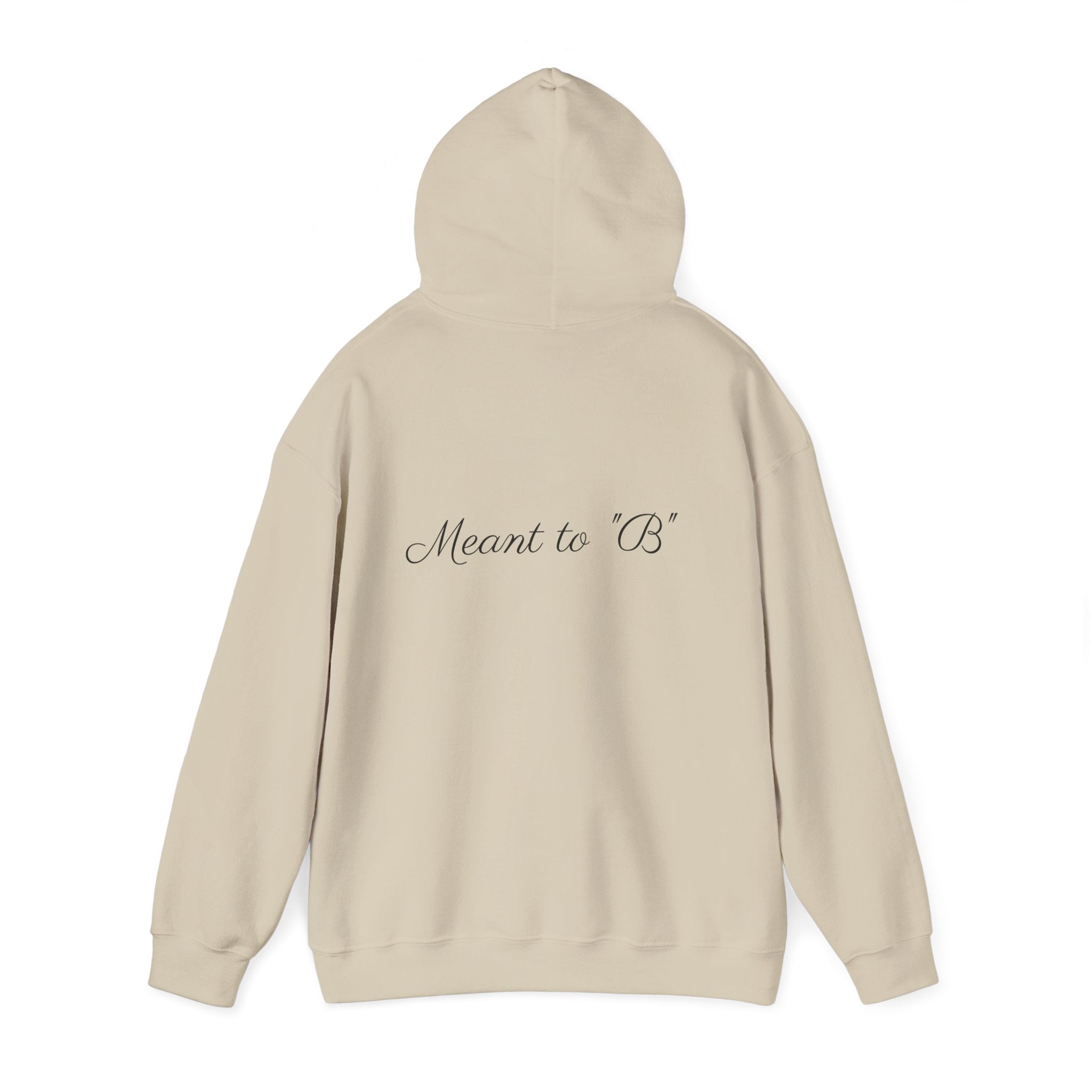 NITAMOJE Floral Monogram Hoodie — Elegant Neutral Logo Pullover