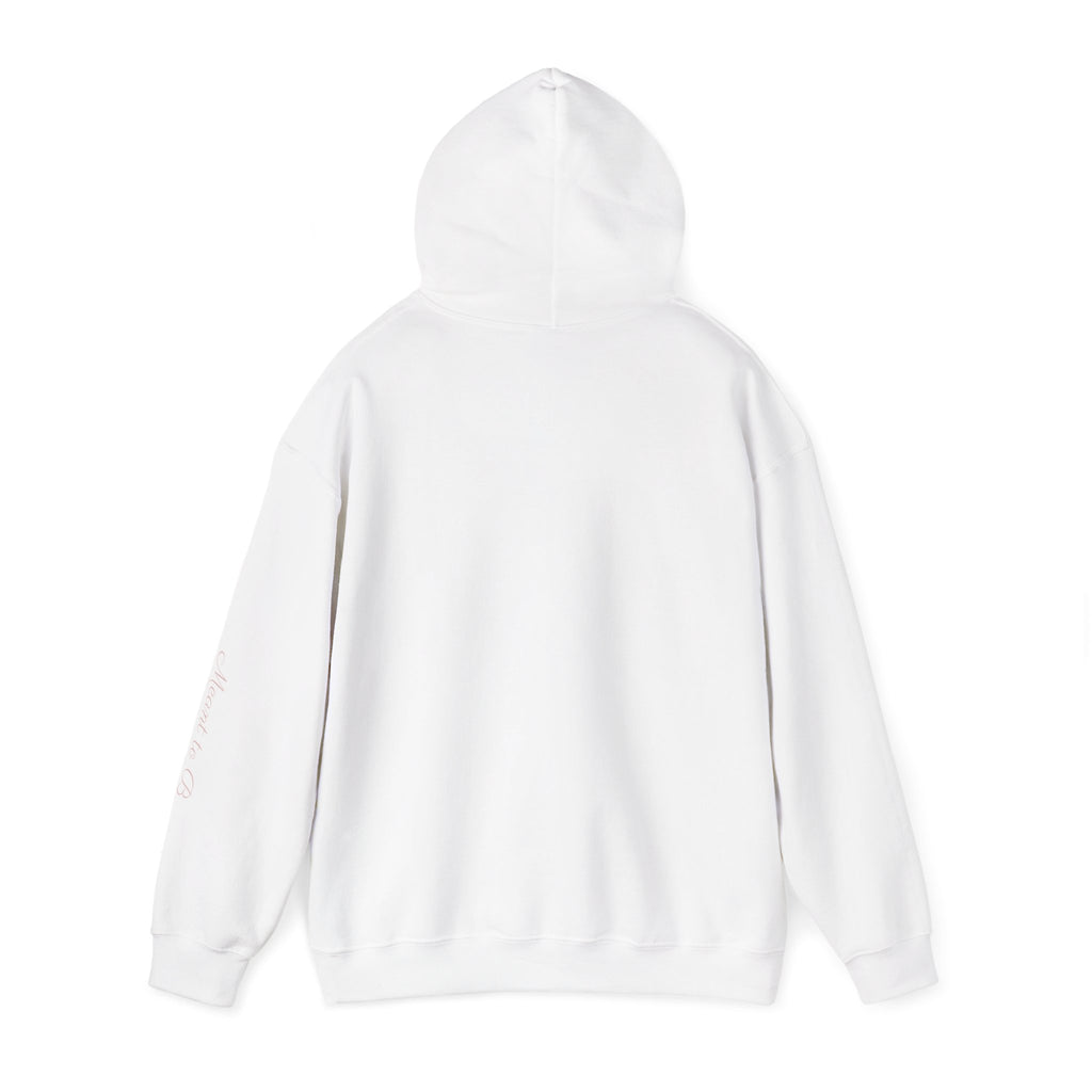 Nitamoye Elegant Logo Hoodie — Minimal Floral Monogram Sweatshirt
