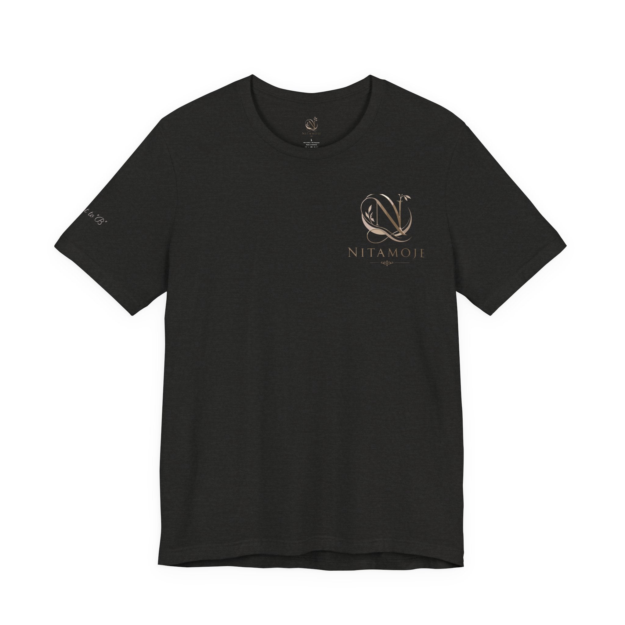 NITAMOJE Logo Tee — Brown Minimal Tee - Nitamoje