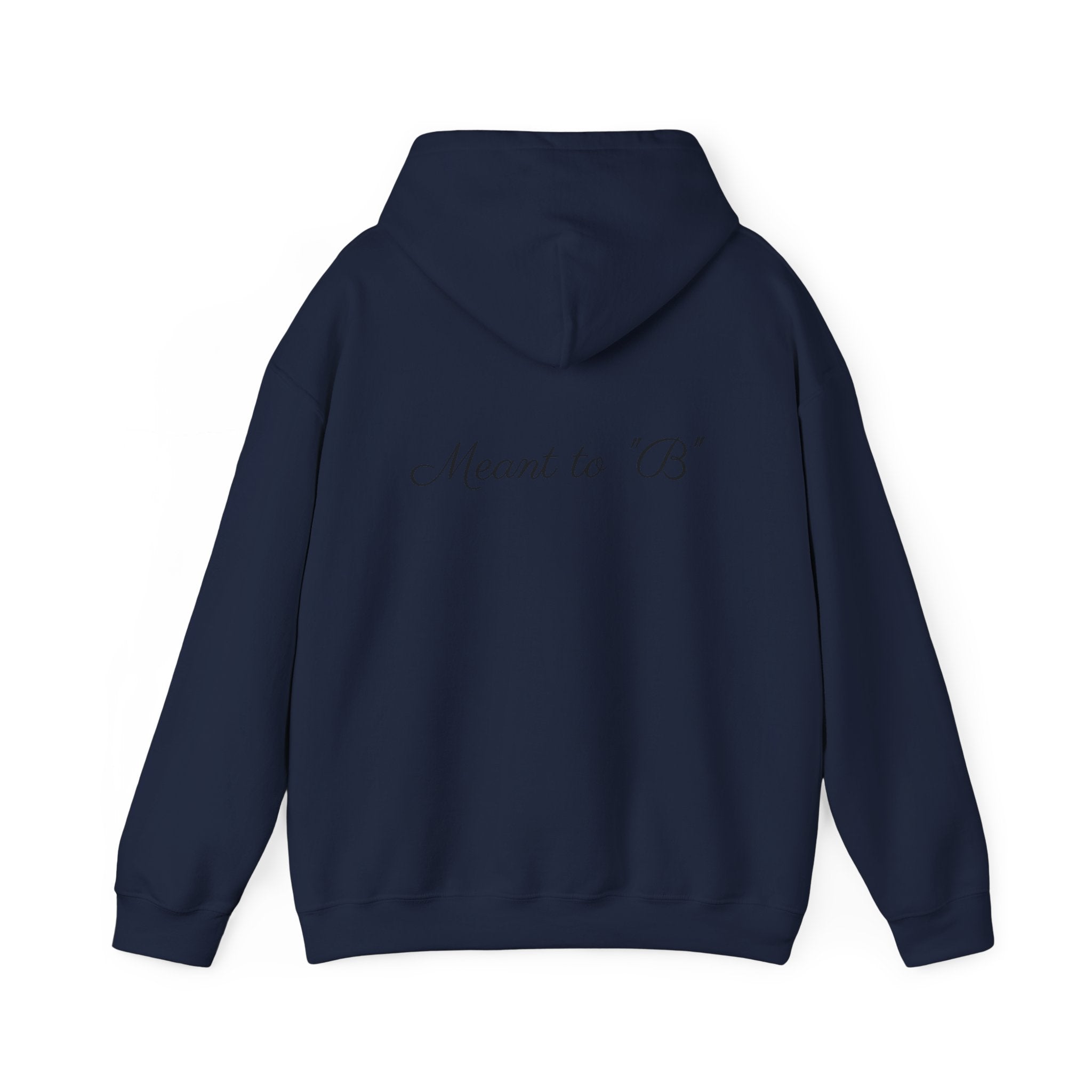 NITAMOJE Floral Monogram Hoodie — Elegant Neutral Logo Pullover
