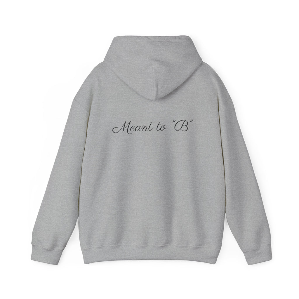 NITAMOJE Floral Monogram Hoodie — Elegant Neutral Logo Pullover