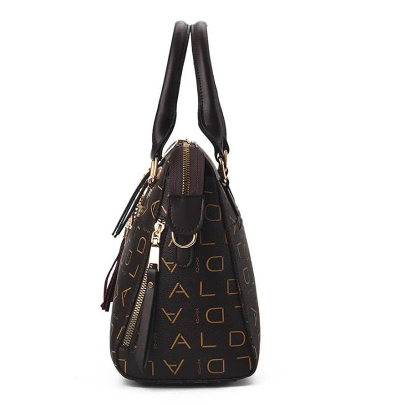 Fashion English Letter Tassel Top - Handle Tote - Nitamoje