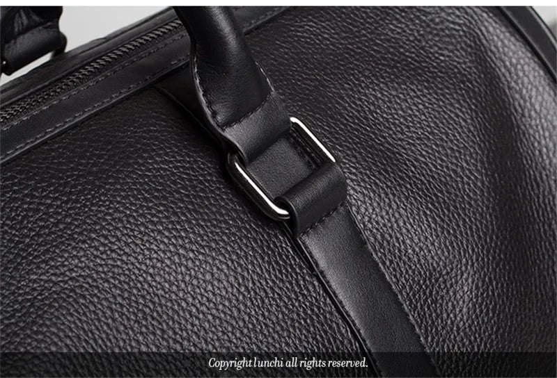 Vintage Crazy Horse Leather Duffle Bag