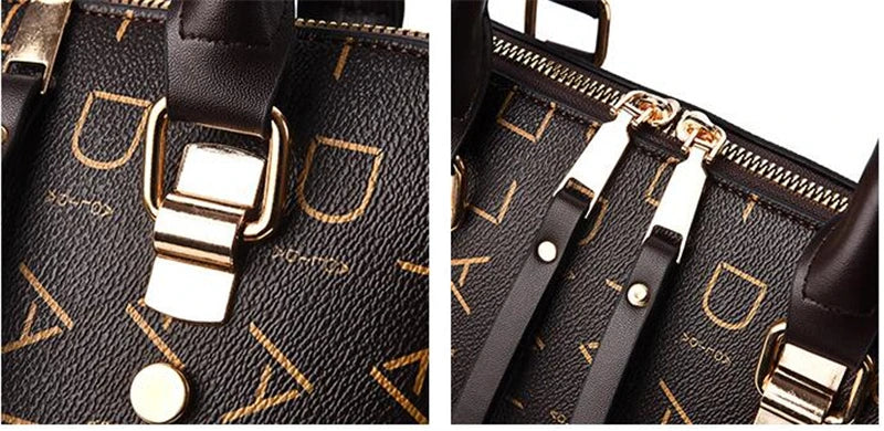 Fashion English Letter Tassel Top-Handle Tote