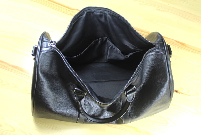 Vintage Crazy Horse Leather Duffle Bag