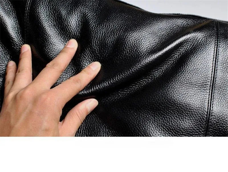 Fashion Genuine Leather Travel Duffle Bag