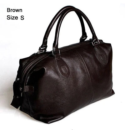 Fashion Genuine Leather Travel Duffle Bag
