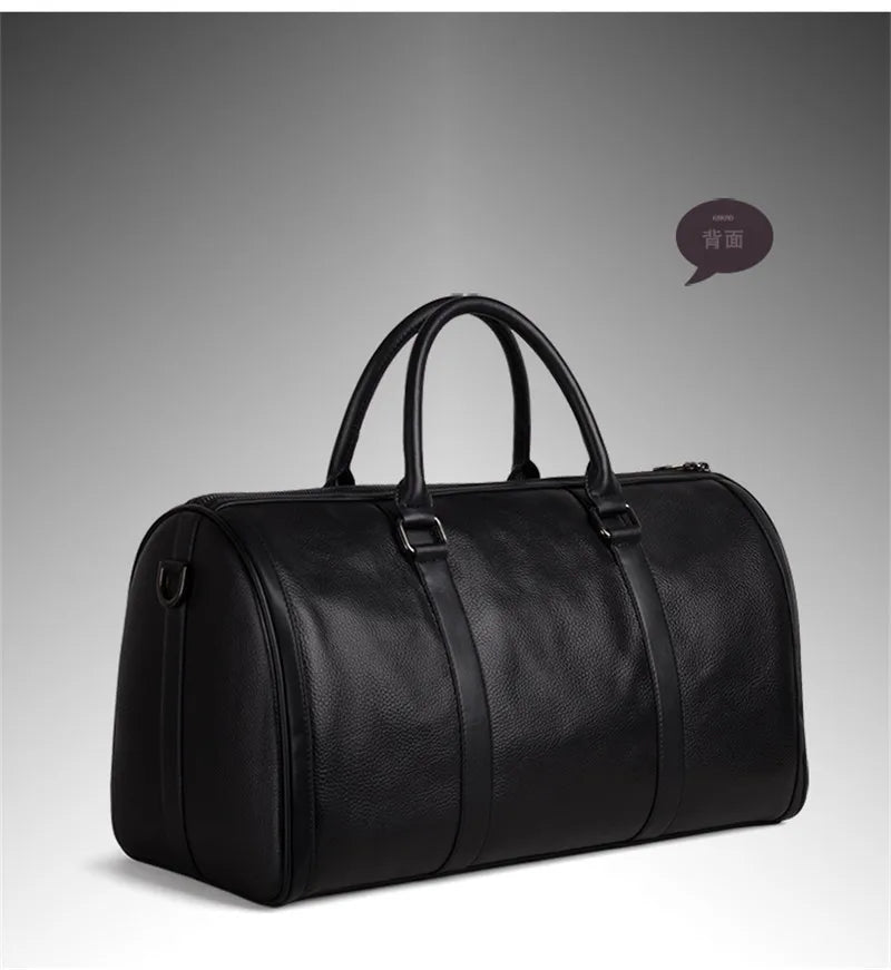Vintage Crazy Horse Leather Duffle Bag