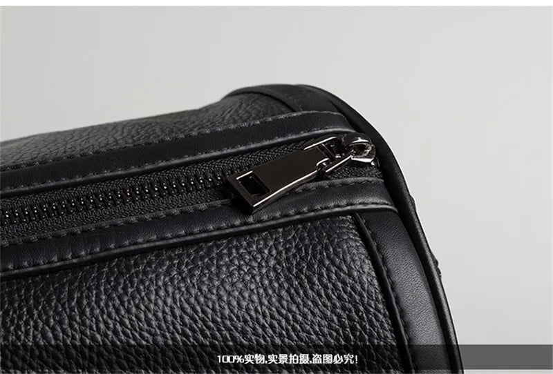 Vintage Crazy Horse Leather Duffle Bag