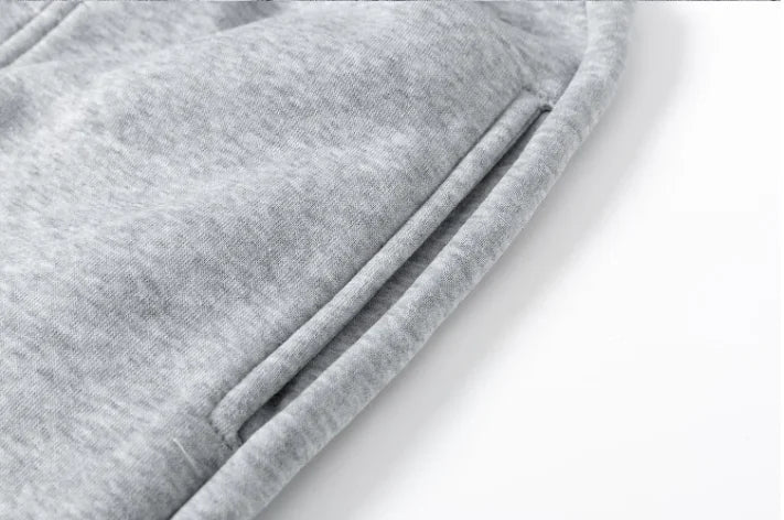 Men's Autumn Pullover Hoodie & Warm Pants Set