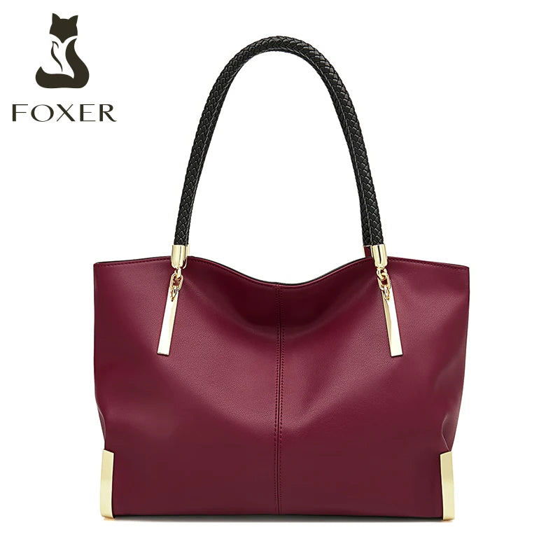 Genuine Leather Elegant Luxury Tote Bag