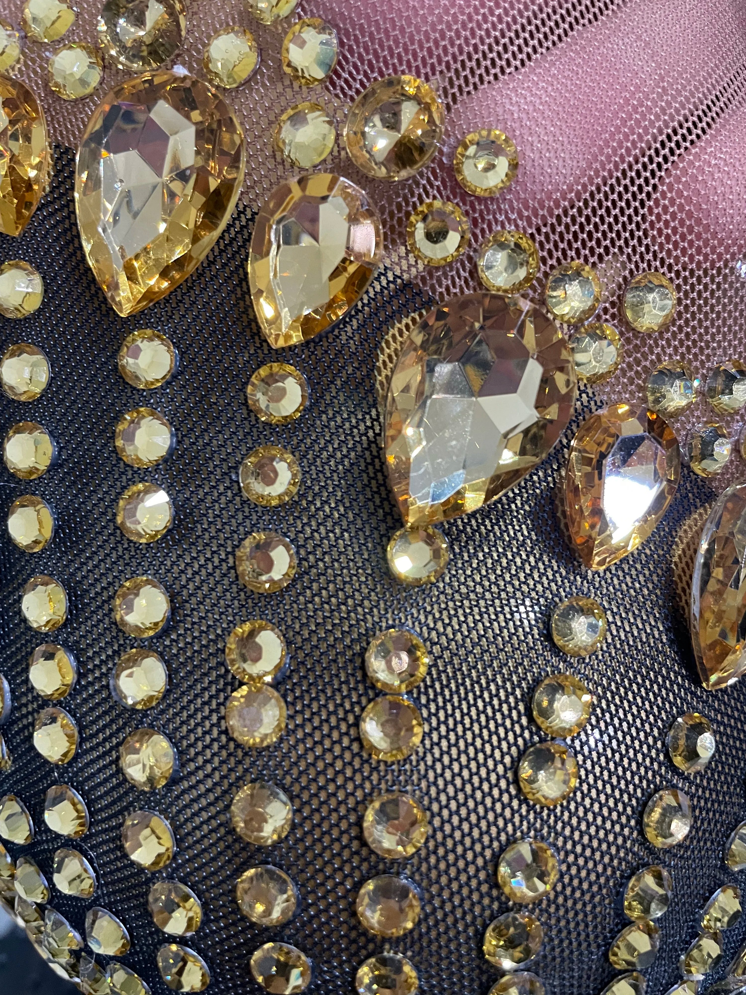 Sparkly Rhinestones Sleeveless Long Dress