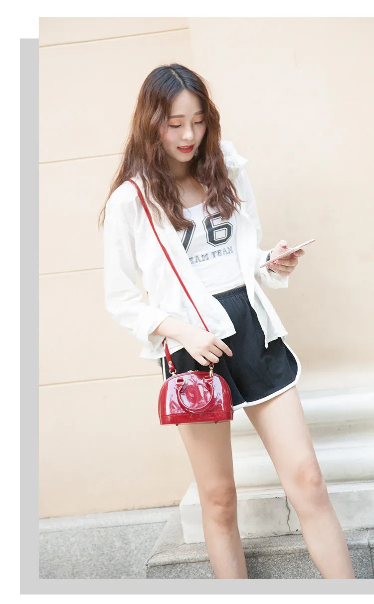 Transparent Candy Jelly Crossbody Bag