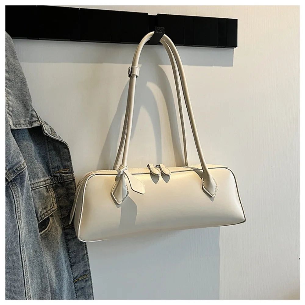 Long-Handle Baguette Retro Shoulder Tote