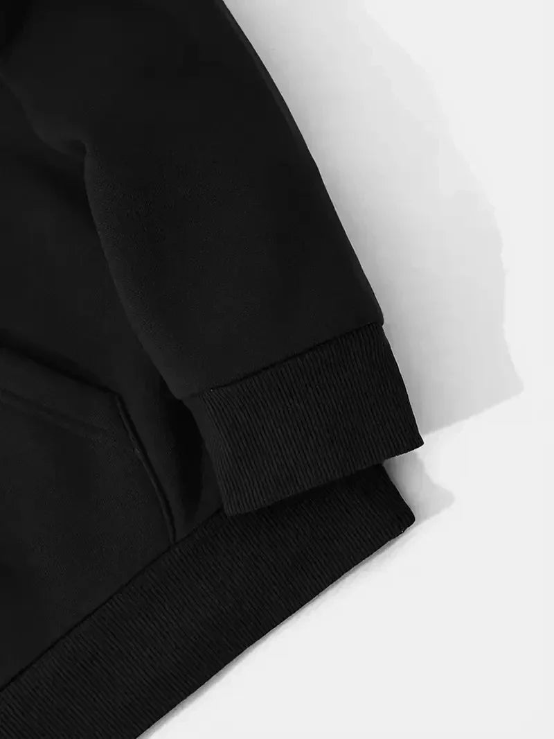 Couples Solid Color Hoodie & Sweatpants Set