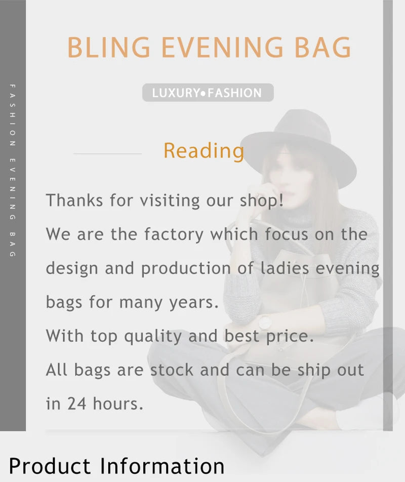 Bling Wedding Evening Clutch Bag