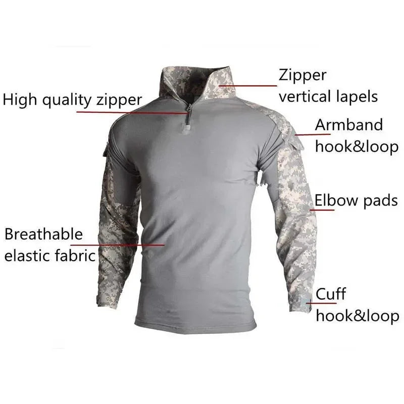 Men's Green Tactical Cargo Set
