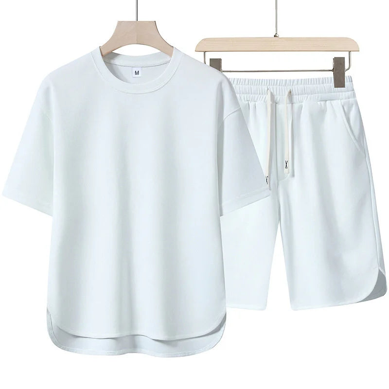 Men's Solid Color Summer Tracksuit