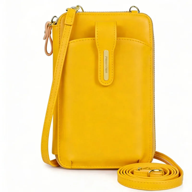 Mini Waterproof Leather Crossbody Phone Bag