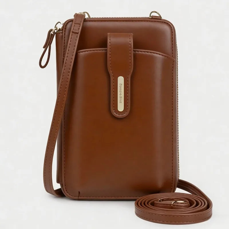 Mini Waterproof Leather Crossbody Phone Bag