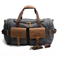 Fashion Genuine Leather Travel Duffle Bag