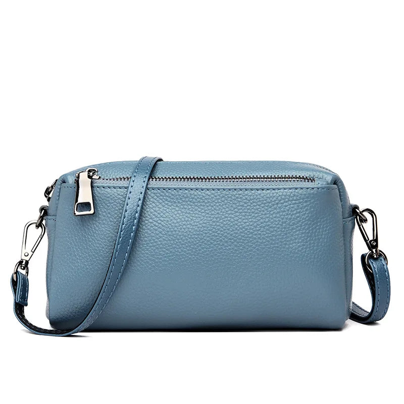Genuine Cowhide Leather Shoulder Bag
