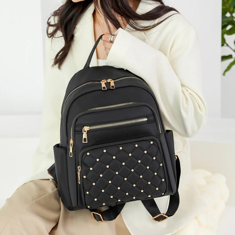 Fashion Bagpack Women High Quality Nylon Backpacks Female Big Travel Back Pack Large School Bags for Teenage Girls Shoulder Bag - Nitamoje