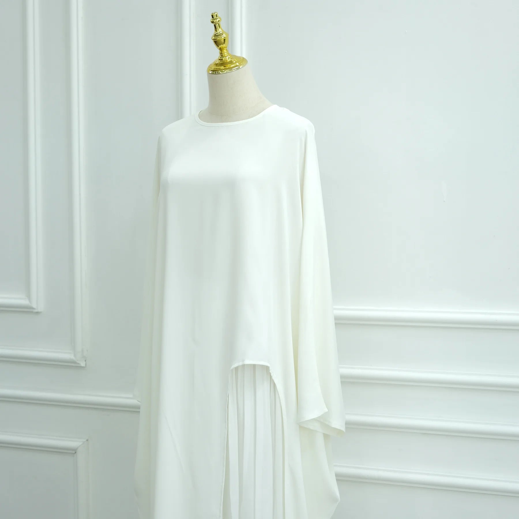Elegant Irregular Muflattering Maxi Blouse