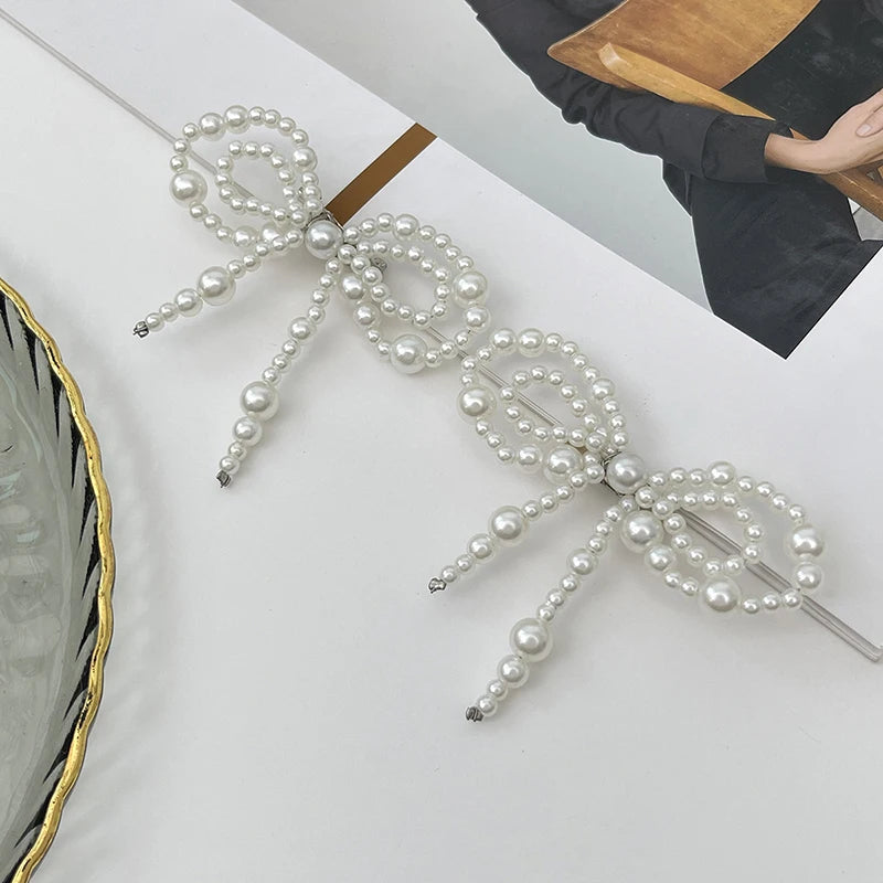 Imitation Pearl Bow Pin Pants Ankle Chain for Women | Jeans Jewelry Trouser Leg Clothing Accessory