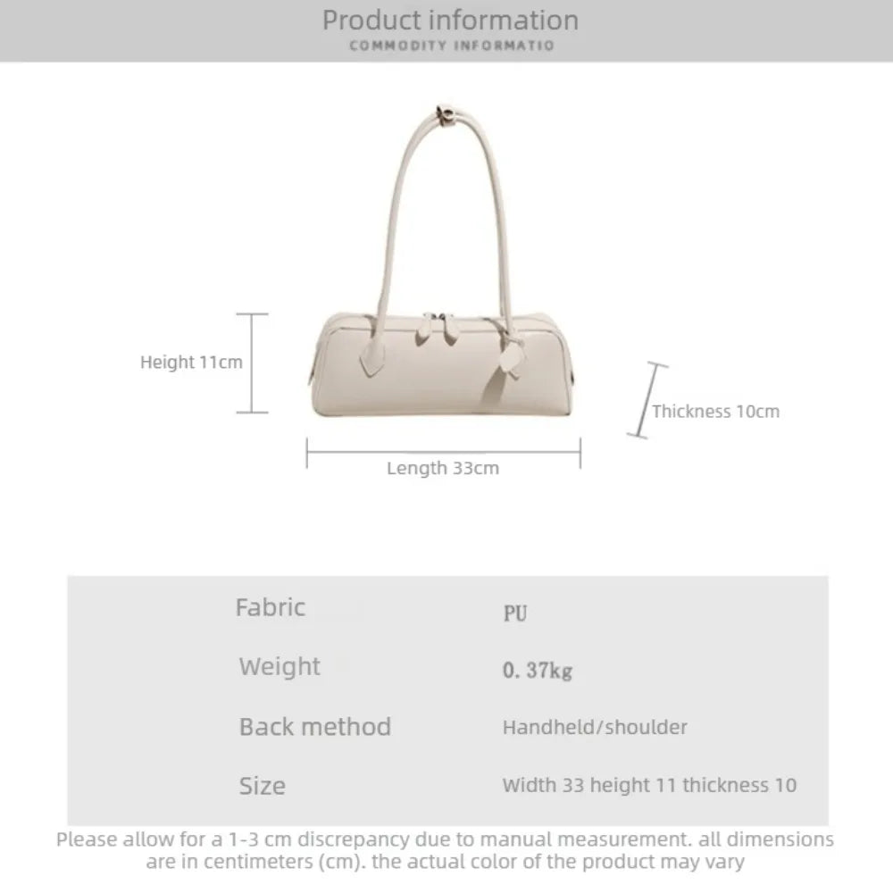 Long-Handle Baguette Retro Shoulder Tote