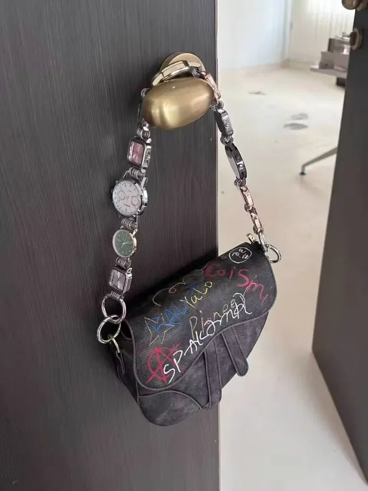 Designer Luxury Saddle Bag