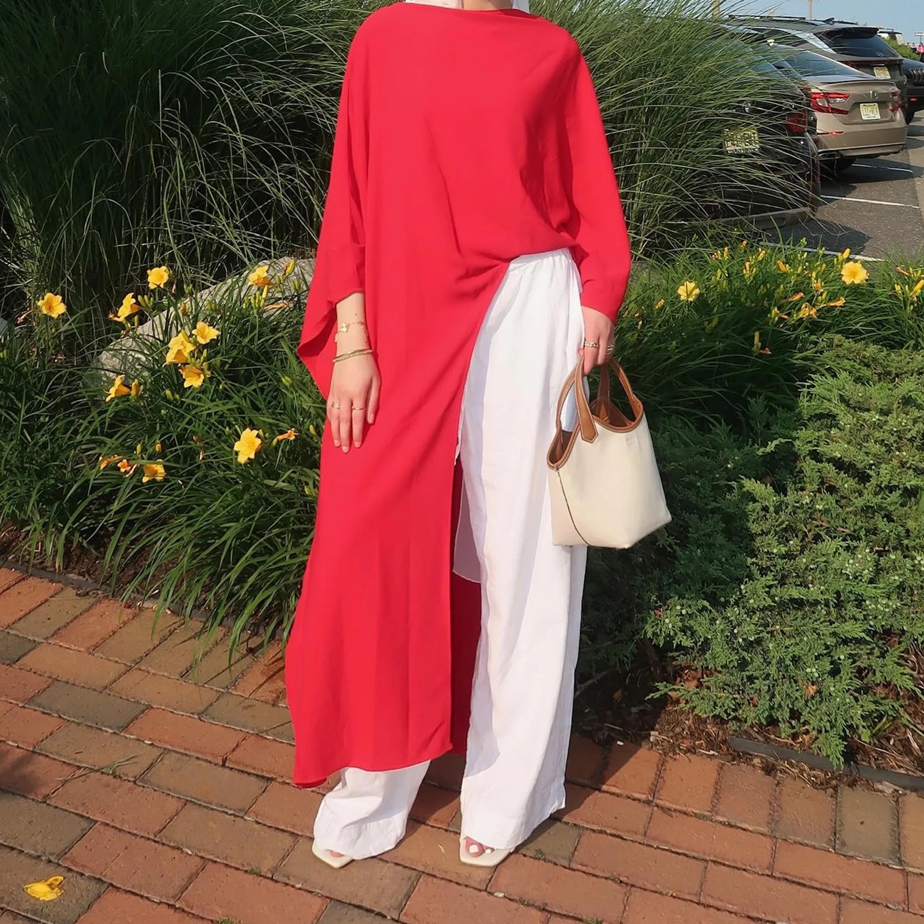 Elegant Irregular Muflattering Maxi Blouse